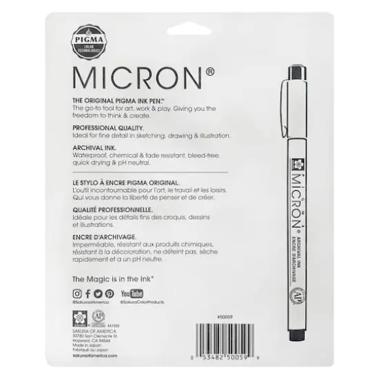 Pigma&reg; Micron&trade; Fine Line 10 Pen Set {3}
