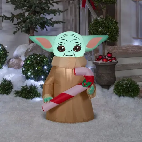 3.5ft. Inflatable Baby Yoda {3}