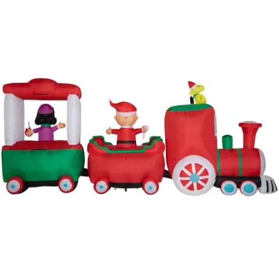 7.5ft. Airblown&reg; Inflatable Peanuts Christmas Train {3}