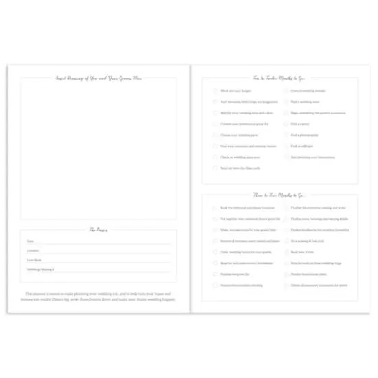 TF Publishing OMG! All the Things To Do Before I Do Undated Monthly Wedding Planner {3}