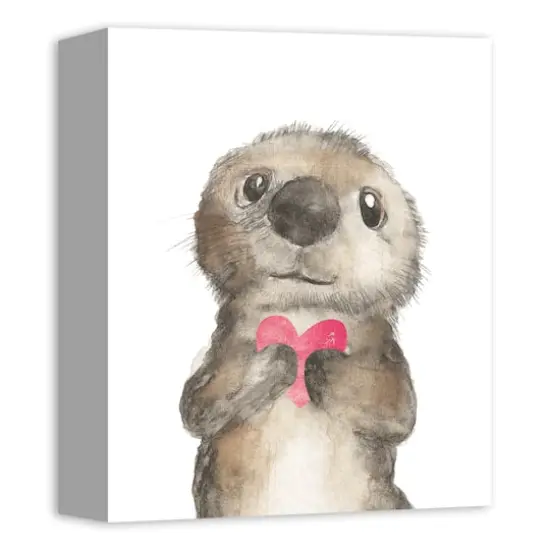 Otter Love Canvas Art {3}