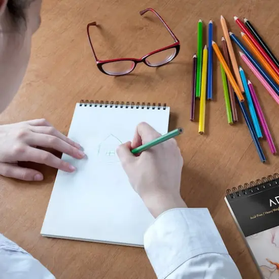 Arteza&reg; 9" x 12" Drawing Pad {5}