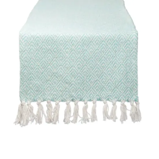 DII&reg; 72" Aqua Diamond Table Runner {1}