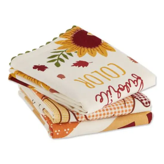 DII&reg; Thanksgiving Printed Dishtowel Set {3}