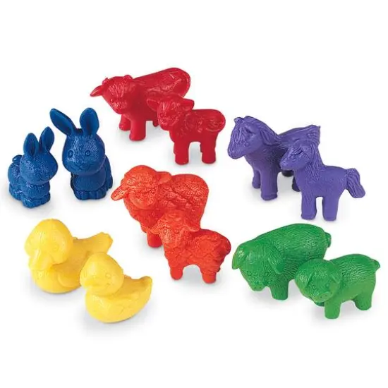 Learning Resources Friendly Farm Animal Counters, 72ct. {1}
