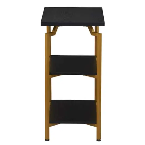 Household Essentials 30" Crown Bookshelf Black {6}