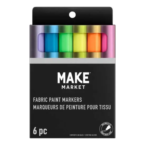Fluorescent Fabric Paint Marker Set by Make Market&reg; {5}