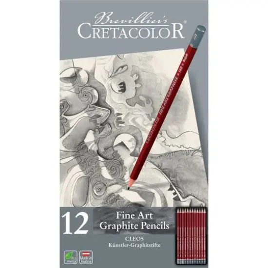 Cretacolor Fine Art Cleos Graphite Tin Set {3}