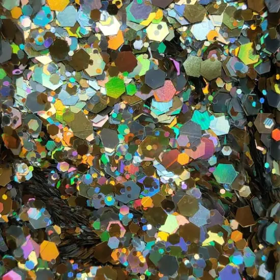 Holographic Gold & Silver Specialty Polyester Glitter by Recollections™ {4}