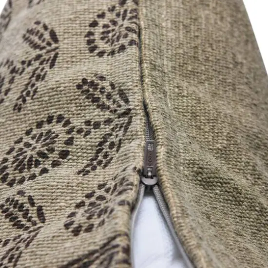 Hello Honey&reg; 20" Square Floral Fields Pillow Cover Green {4}