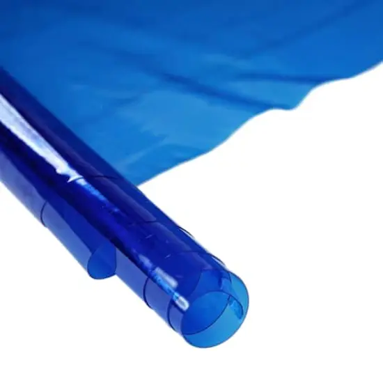 Richloom 12 Gauge Translucent Vinyl Fabric Blue {1}