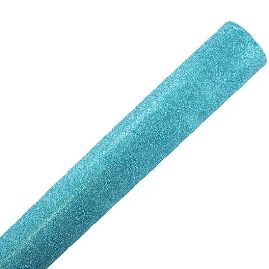 JAM Paper Glitter Gift Wrap Aqua Blue {4}