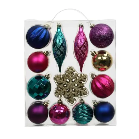 34 Pack Jewel Shatterproof Ornament Set by Ashland&reg; {1}
