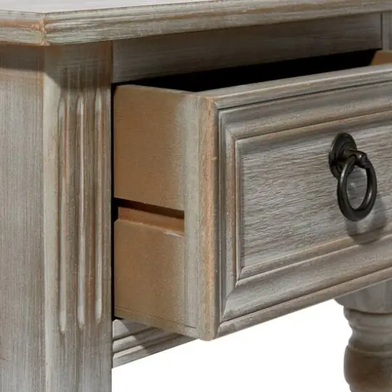 29" White Pine Farmhouse Accent Table {5}