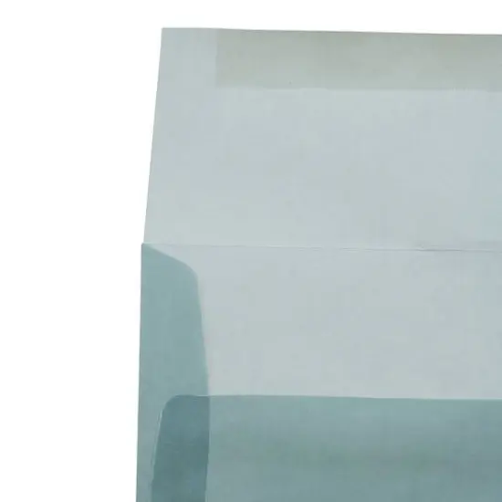 JAM Paper A2 Translucent Vellum Invitation Envelopes, 50ct. Ocean Blue {6}