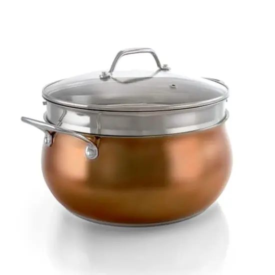 Oster Carabello Copper 9 Piece Stainless Steel Cookware Combo Set {3}