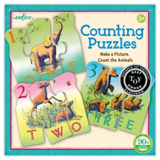 eeBoo Animal Counting Puzzle Set {3}