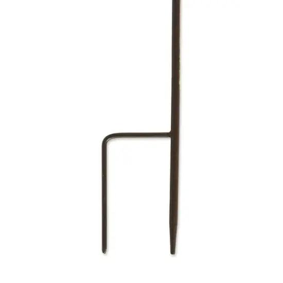 35.5" Gold Rooster Garden Stake {10}