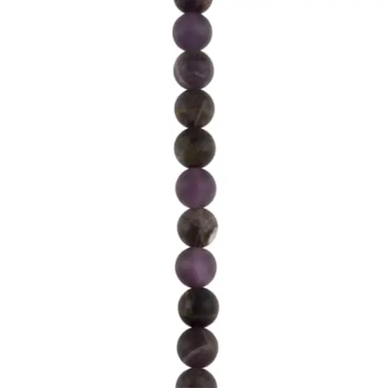 Matte Amethyst Round Beads, 8mm by Bead Landing&trade; {1}