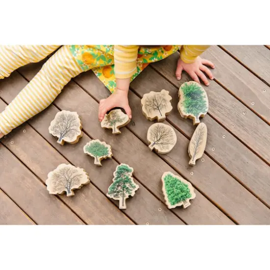 The Freckled Frog Stacking Double-Sided Trees Play Set {4}