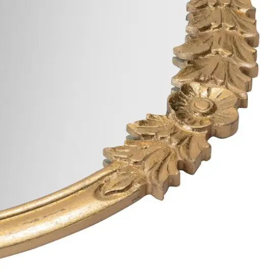 Habitat Pippet 27.5" Gold Floral Framed Mirror {4}