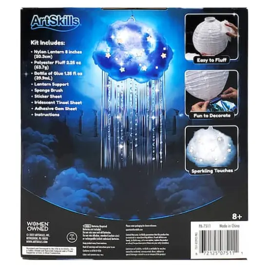 ArtSkills&reg; DIY Cloud Lamp Kit {10}