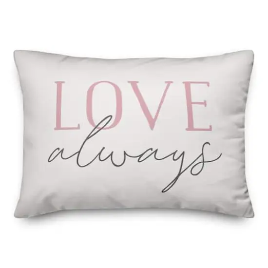Love Always, Always Love Throw Pillow {1}