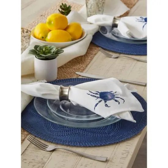 DII&reg; Blue Crab Cloth Dinner Napkins, 6ct. {7}