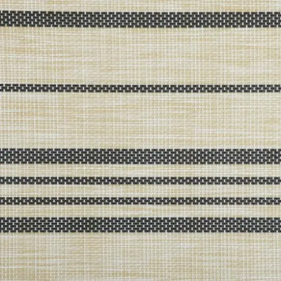 DII&reg; Black Farmhouse Stripe PVC Woven Placemats, 6ct. {3}