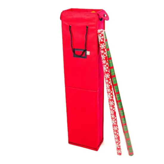 Santa's Bag Vertical Wrapping Paper Storage Container {3}