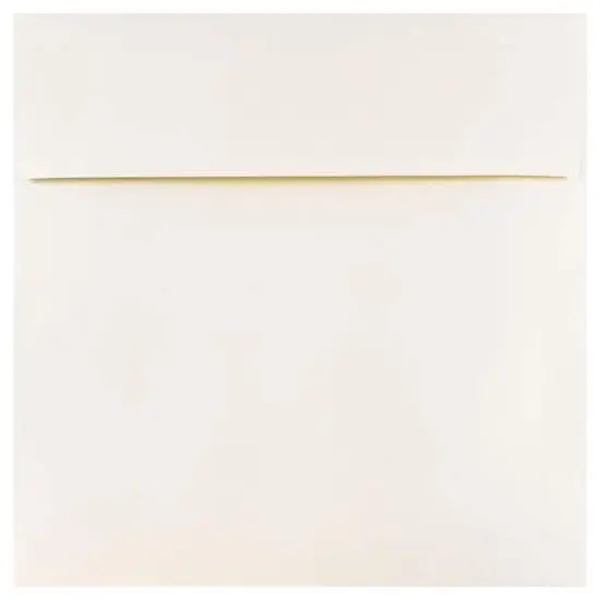 JAM Paper 6" Metallic Square Invitation Envelopes, 25ct. Opal Stardream {1}