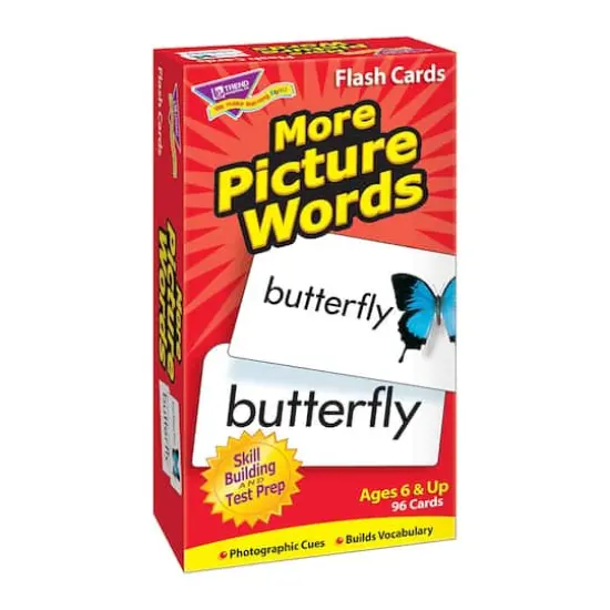 Trend Enterprises&reg; More Picture Words Skill Drill Flash Cards {1}