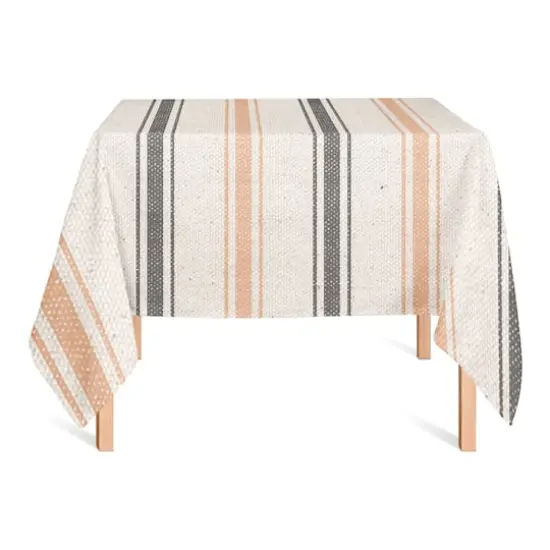 Halloween Stripes 58" x 58" Tablecloth {3}