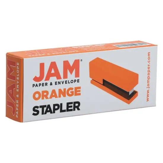 JAM Paper Modern Desk Stapler Orange {7}