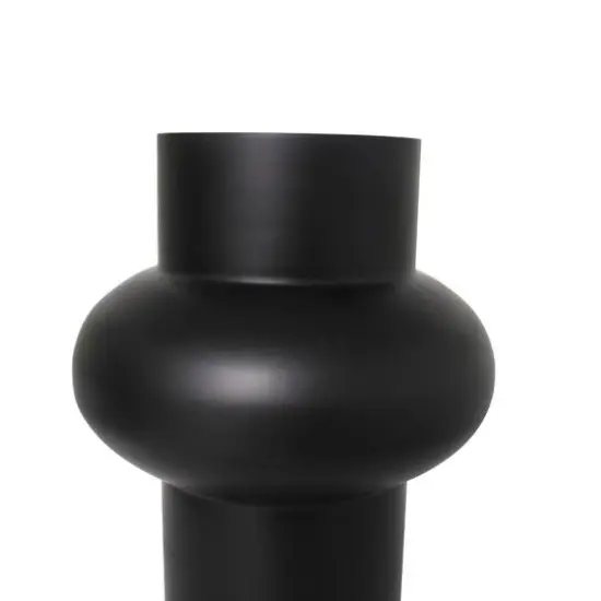 Black Glass Geometric Vase Set {7}