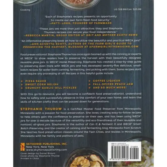 Skyhorse Pub WECK Home Preserving Book {3}