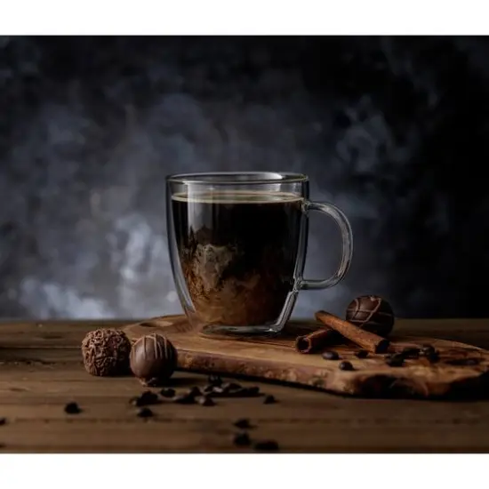 JoyJolt&reg; 13.5oz. Savor Double Wall Coffee Glasses, 4ct. {6}