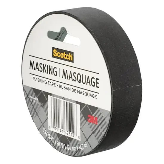 3M Scotch&reg; Expressions Masking Tape, Black {5}
