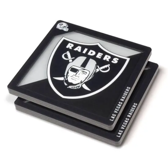 NFL 3D Logo Series Coaster Set Chicago Bears {2}
