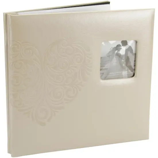 Pioneer&reg; Heart Embossed Wedding Post Bound Photo Album {3}