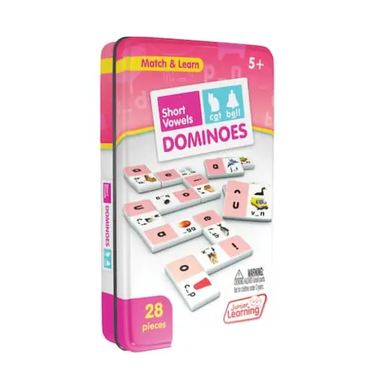Junior Learning&reg; Match & Learn Short Vowel Dominoes {3}