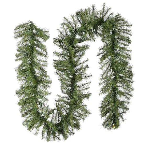 9' x 12" Pre-lit Norwood Fir Artificial Christmas Garland with 100 Clear Lights {4}
