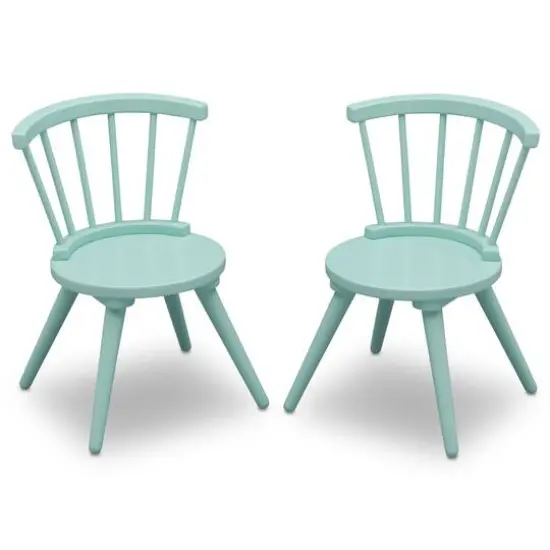 Delta Children Windsor Table & 2 Chairs Set Aqua {5}