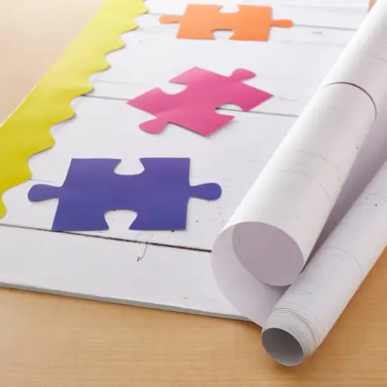 Pacon&reg; Fadeless&reg; White Shiplap Bulletin Board Art Paper {5}