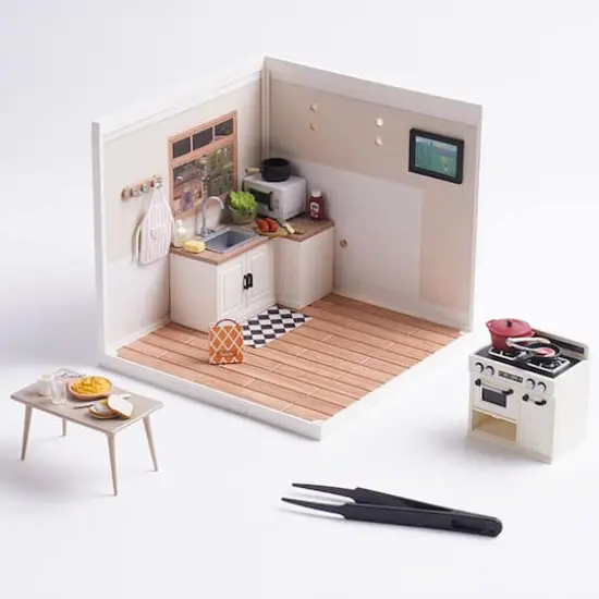 Rolife&reg; Super Creator Happy Meals Kitchen DIY Miniature Kit {5}