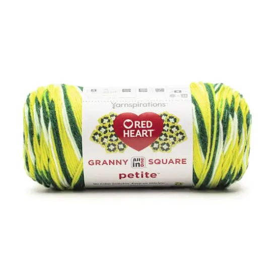Red Heart&reg; All in One&trade; Granny Square Petit&trade; Yarn Sweet Pad {1}