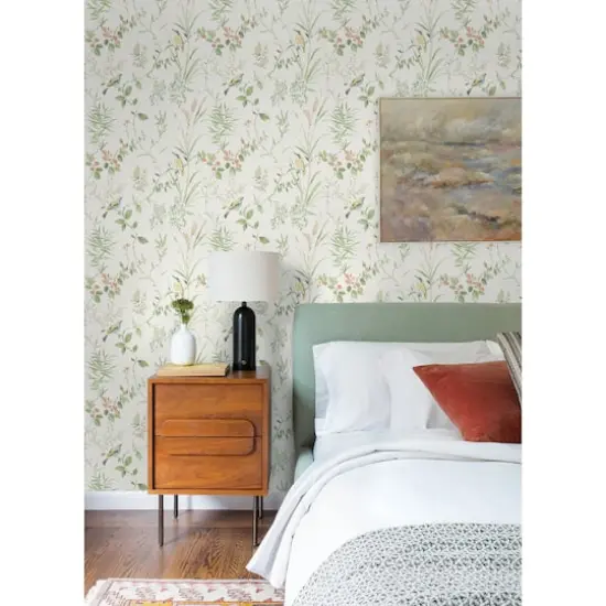 NuWallpaper Sage Songbird Peel & Stick Wallpaper {4}