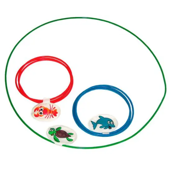 Water Sports Assorted Swim Thru Rings {3}