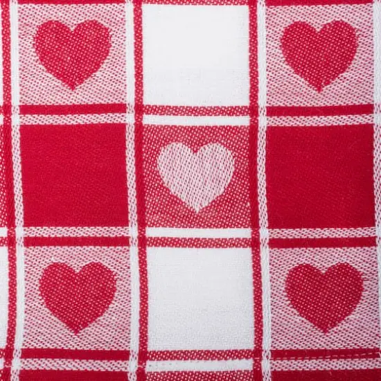DII&reg; Hearts Woven Check Napkins, 6ct. {6}