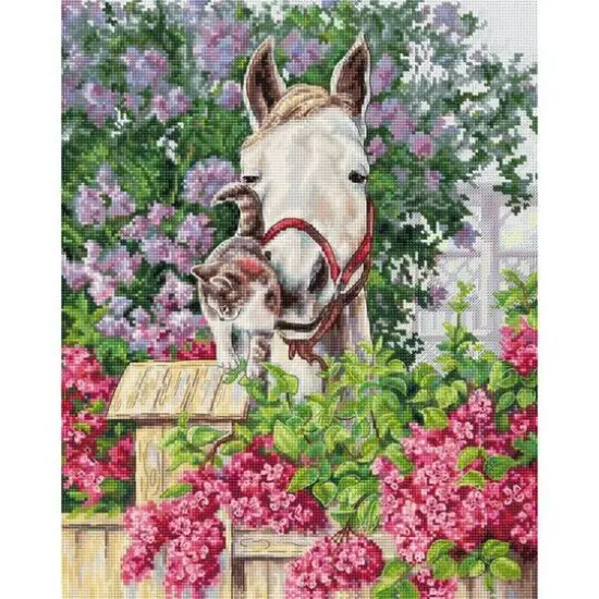 Luca-s Gentle Affection Counted Cross Stitch Kit {1}